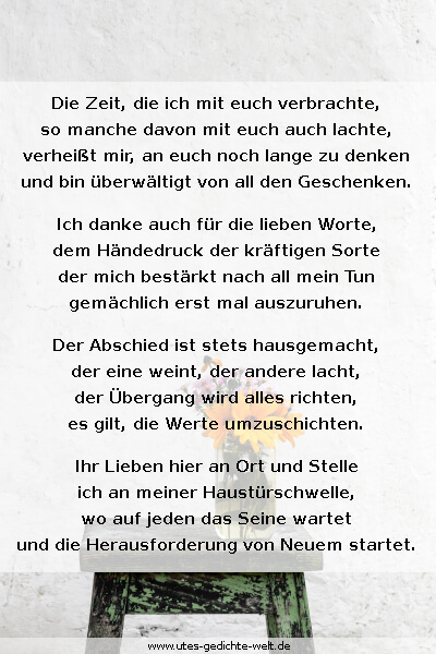 Dankeschöngedicht