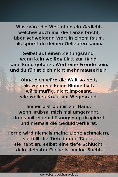 7 romantische & süße Liebesgedichte für den Partner