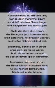 Neujahrswünsche für Freunde