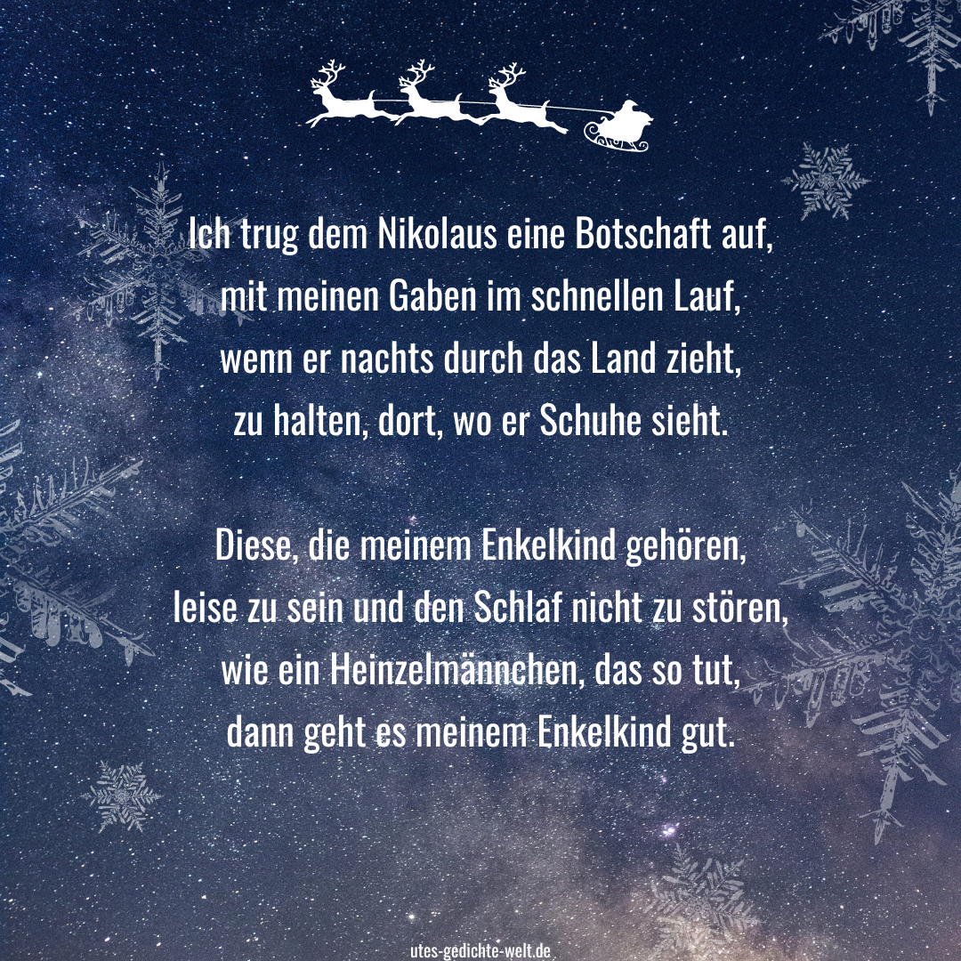 Moderne Nikolaussprüche