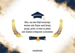 50+ kurze & lustige Glückwünsche zum Studienabschluss