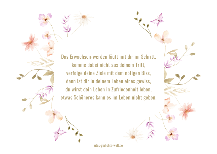 Glückwünsche zum 16. Geburtstag