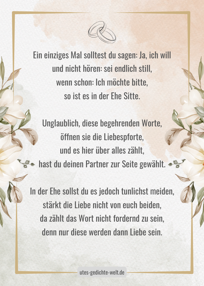 Glückwünsche zur Hochzeit
