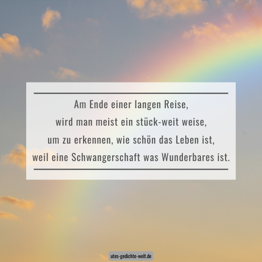 Sprüche zur bevorstehenden Geburt