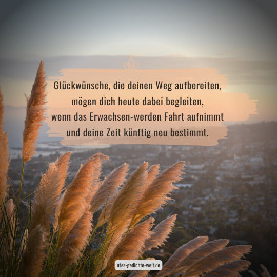 Moderne Glückwünsche zur Jugendweihe