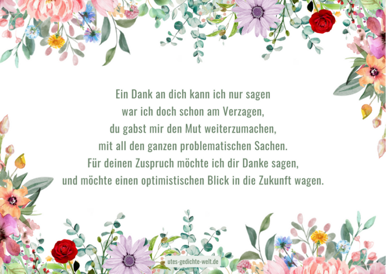 Danke Sprüche für besondere Menschen