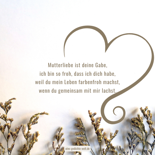 Sprüche zum Muttertag